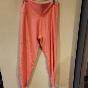Pink High-Waisted Leggings